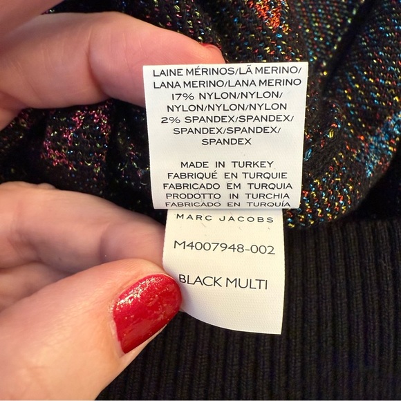 Marc Jacobs x New York Magazine Rainbow Logo Sweater size XS NWT - Picture 7 of 7